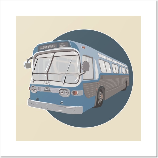 Speed Movie Bus 90s Retro Wall Art by JoniGepp